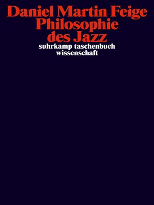 cover image of Philosophie des Jazz